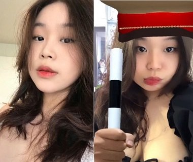 Học sinh nữ ngực to nằm nghỉ ngơi
